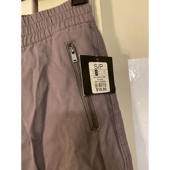 ☀️ Charlotte Russe Gray Traveler Jogger Pants, Size Small, NWT Pants - Picture 2 of 6